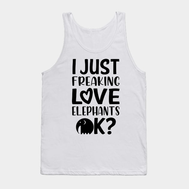 Love Elephants Tank Top by KsuAnn